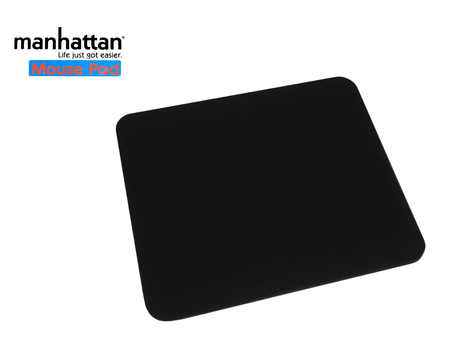 MOUSE PAD LISO NEGRO MANHATTAN EN BOLSA 423533              
