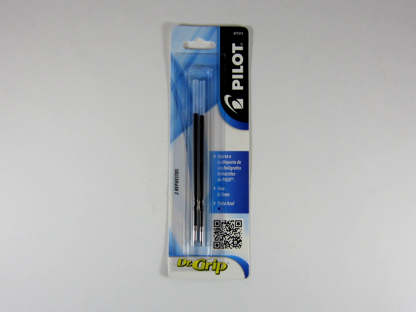 REPUESTO P/PLUMA PILOT FINO AZUL C/2 #77211                 