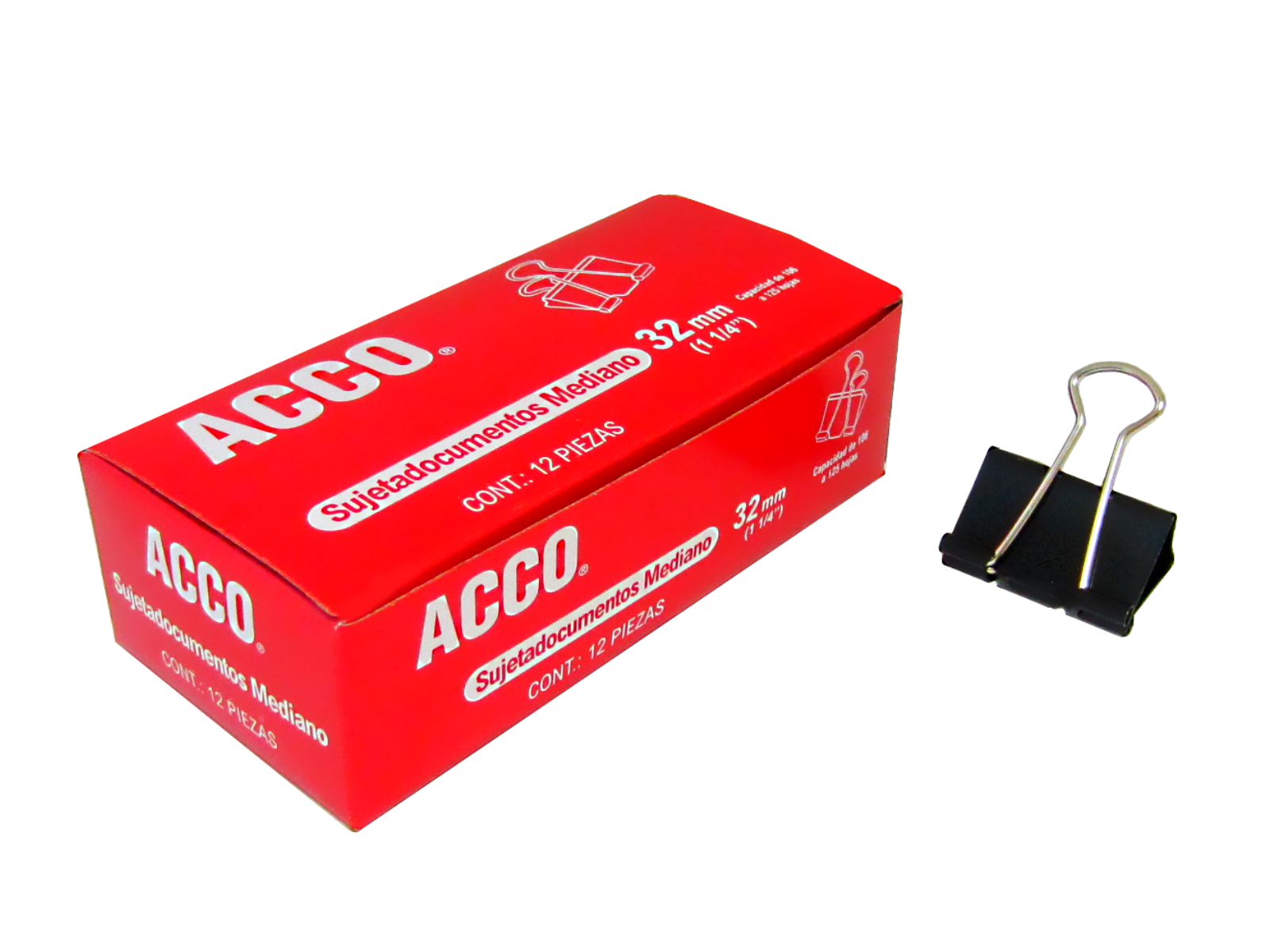 BROCHE SUJETA DOCUMENTOS ACCO MEDIANO CAJA C/12 5434        