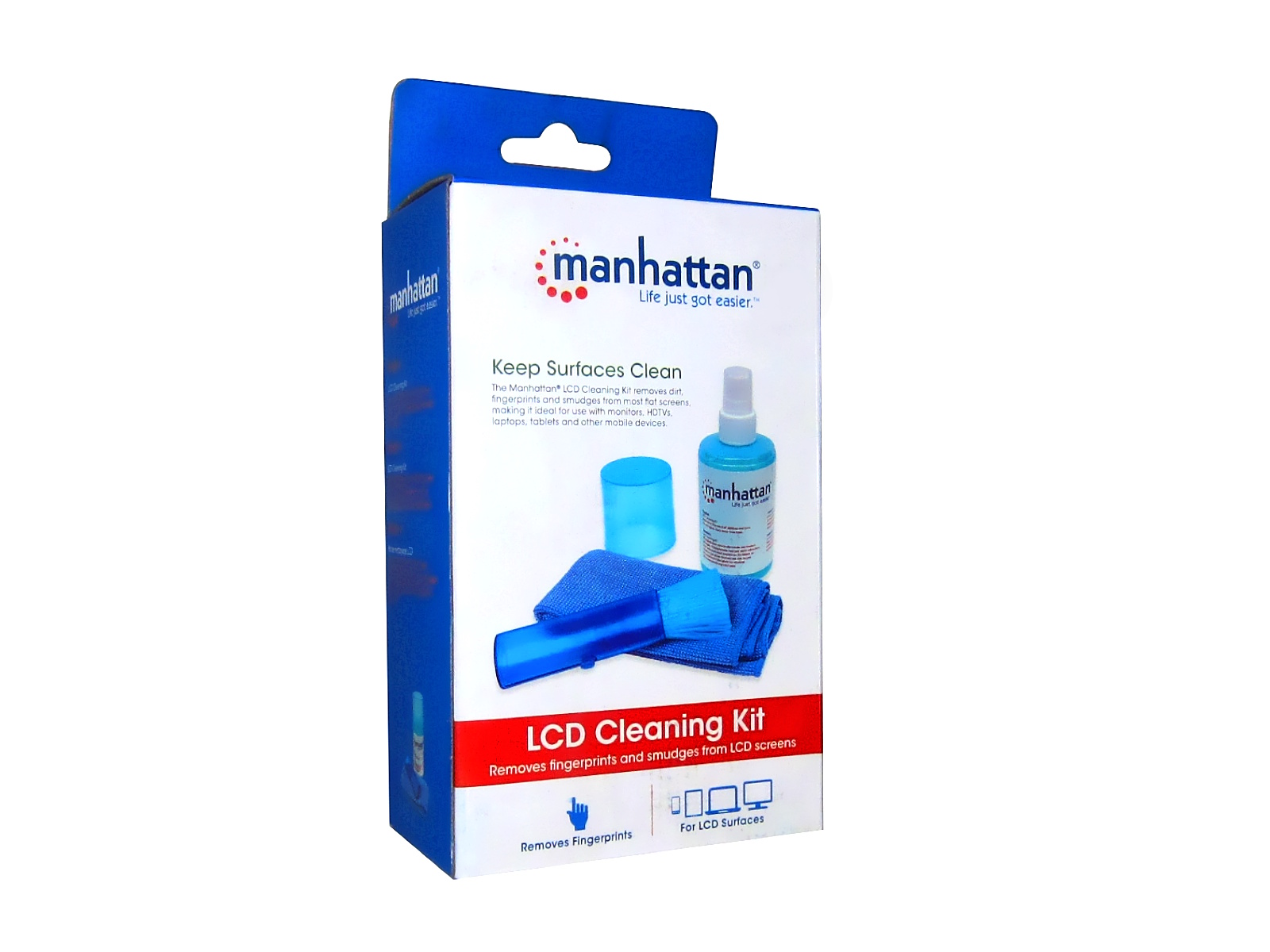 KIT LIMPIEZA P/LCD SOLUCION 200ML, PAÑO Y BROCHA 421027     