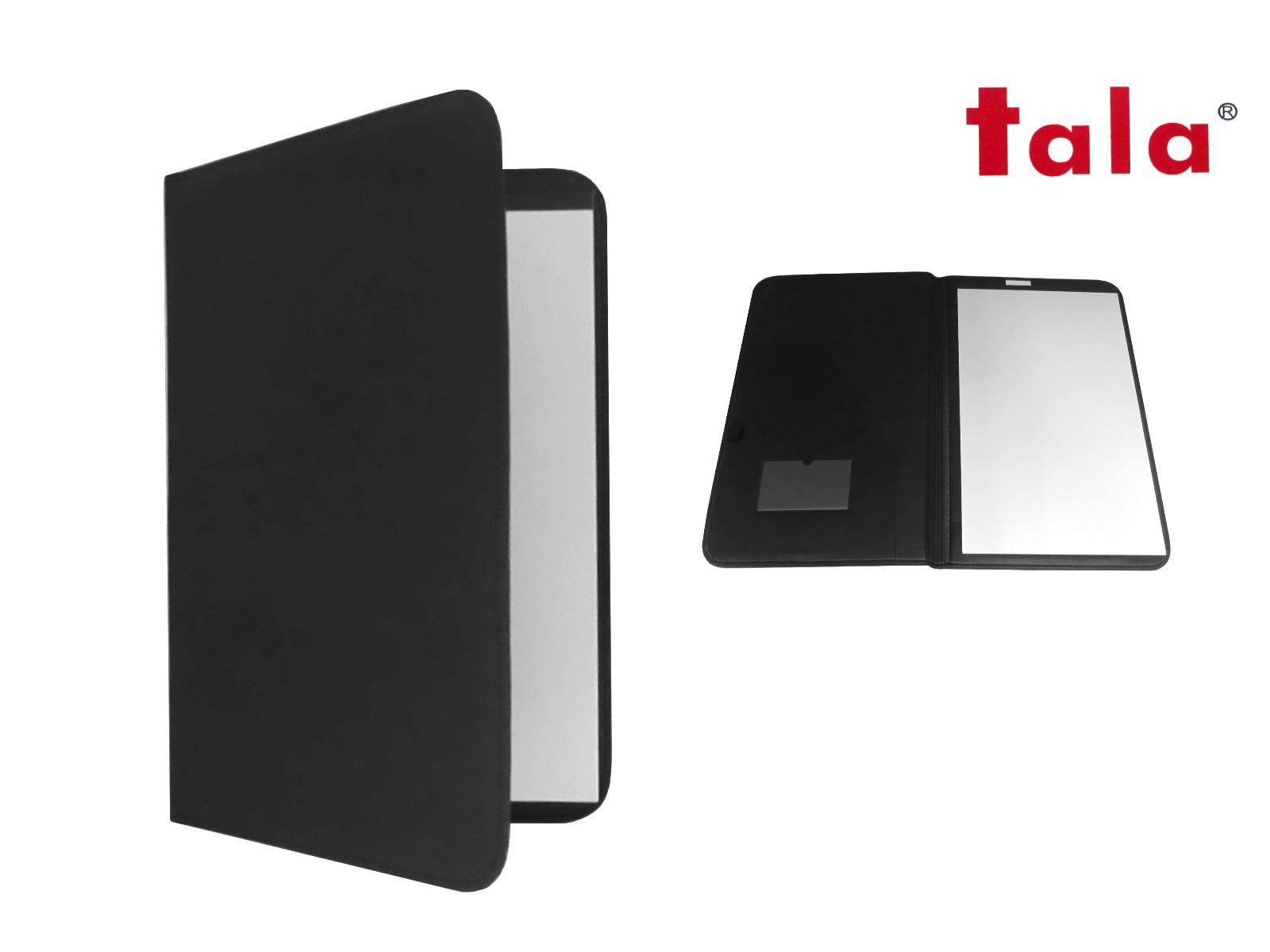PORTA BLOCK CLASICO OFICIO CURPIEL NEGRO T-1571 TALA        