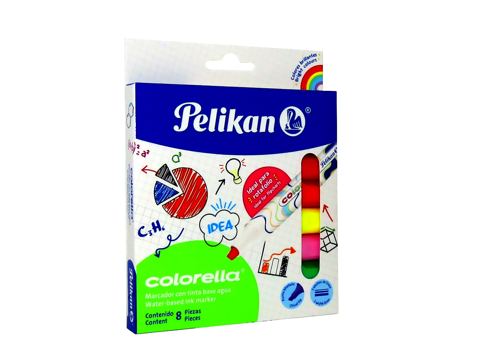 MARCADOR COLORELLA PELIKAN C/8                              
