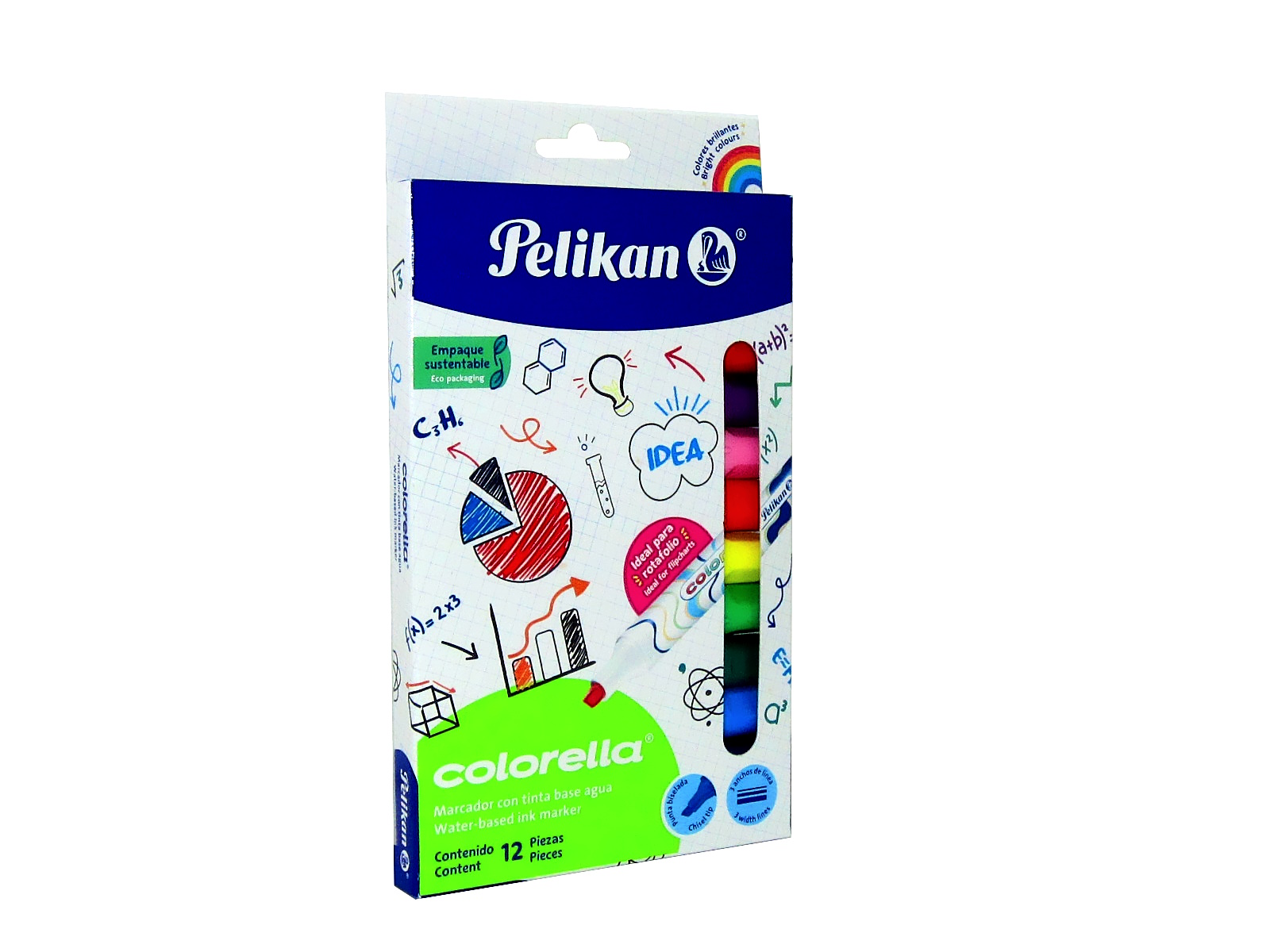 MARCADOR COLORELLA PELIKAN C/12                             