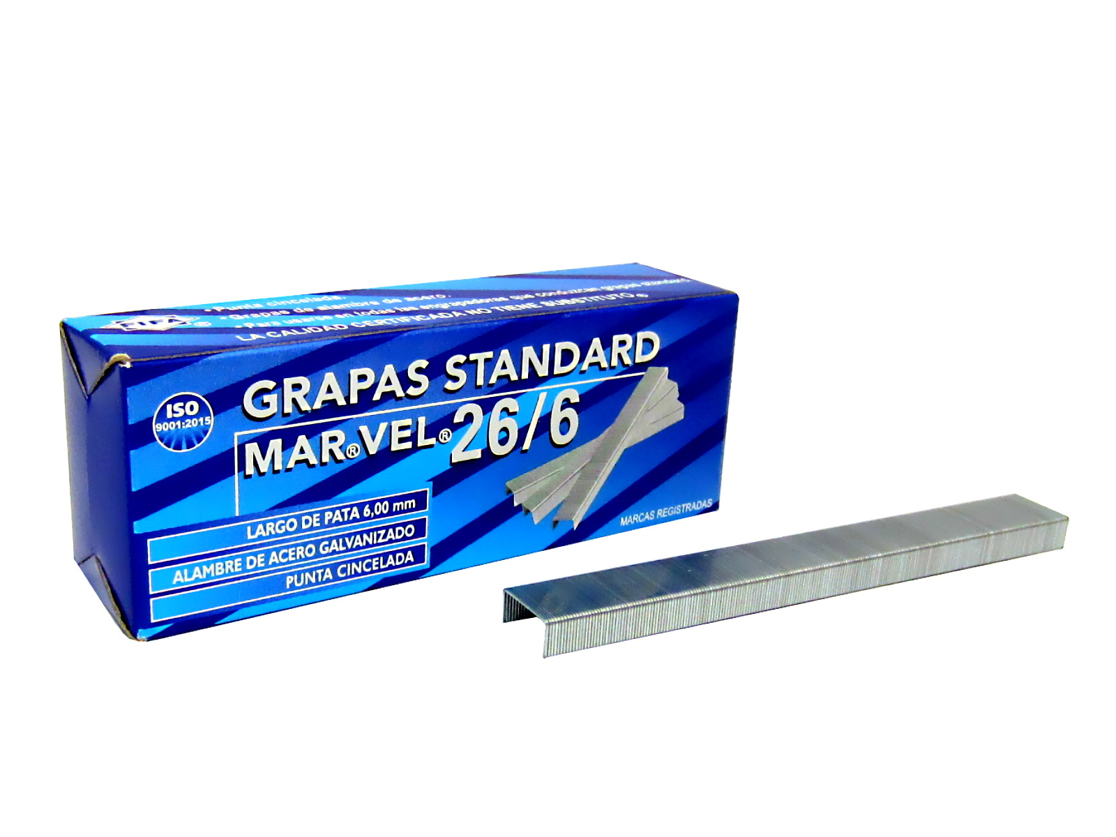 GRAPA STANDAR MARVEL 26/6 C/5000 PZA.                       